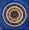 mandala da evolução cósmica - 23,5x33,5cm - acrílico s/tela - Cacau