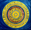 mandala da raiz - óleo s/tela - Cacau