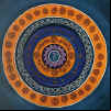 mandala da runa - acrílico s/tela - Cacau